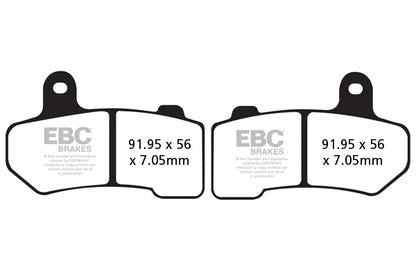 EBC BRAKES – FA409HH FULLY SINTERED – (REAR)