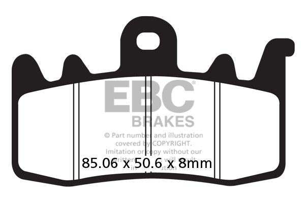 EBC BRAKES – FA630HH FULLY SINTERED – (FRONT)
