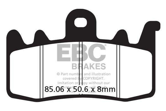 EBC BRAKES – FA630HH FULLY SINTERED – (FRONT)