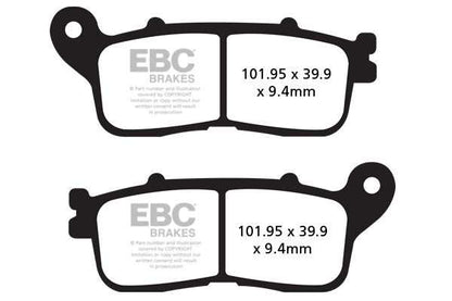 EBC BRAKES – FA636HH FULLY SINTERED – (REAR)