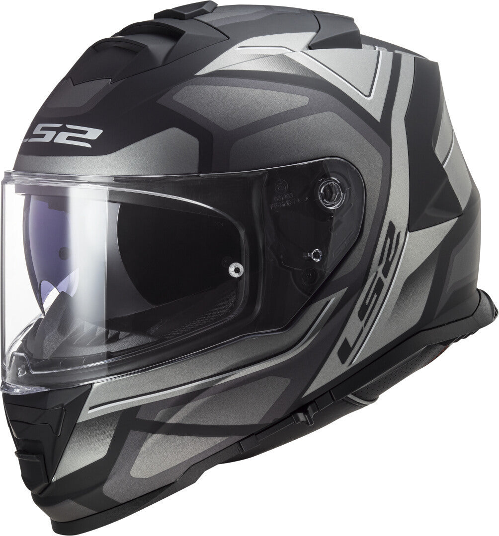 LS2 FF800 STORM II FASTER MATT TITANIUM