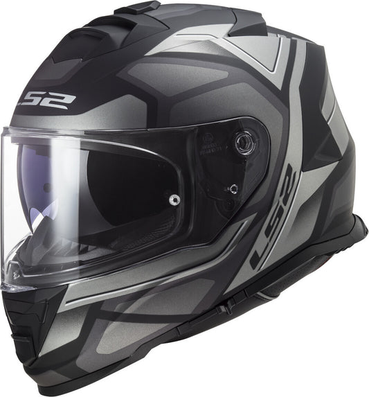 LS2 FF800 STORM II FASTER MATT TITANIUM