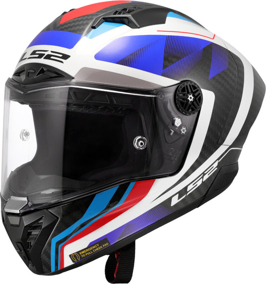 LS2 FF805 THUNDER CARBON GP AERO RAUTE GLOSS