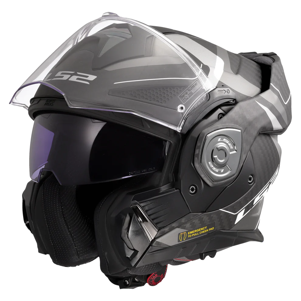 LS2 FF901 ADVANT X CARBON HORIZON SILVER GREY