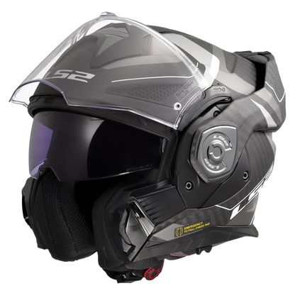 LS2 FF901 ADVANT X CARBON HORIZON SILVER GREY