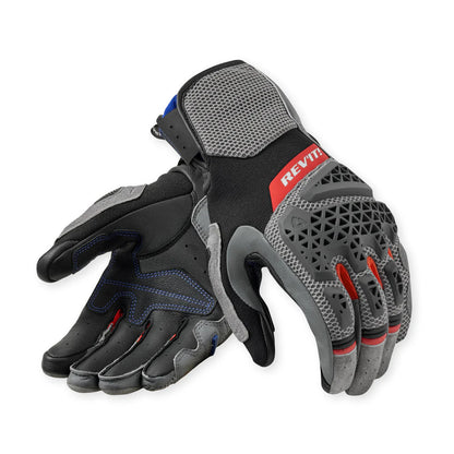 REV'IT GLOVES SAND 5 GREY RED