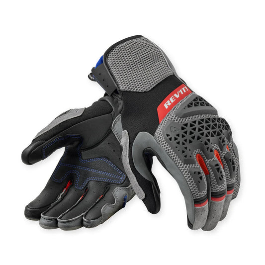 REV'IT GLOVES SAND 5 GREY RED