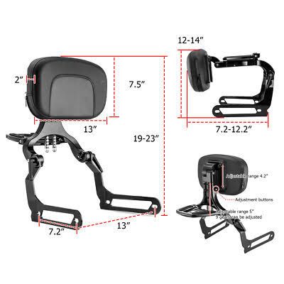 MULTI-PURPOSE RIDER & PASSENGER BACKREST WITH LUGGAGE RACK