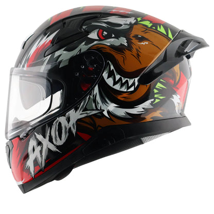 AXOR APEX FALCON HELMET BLACK RED