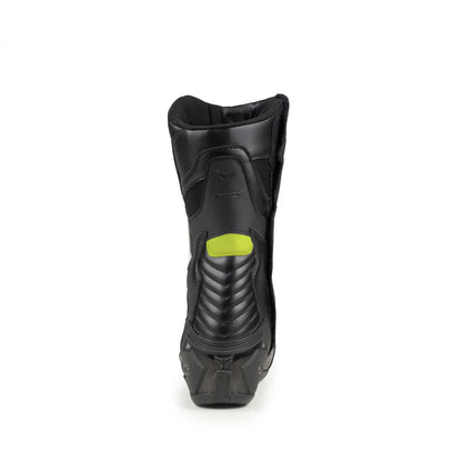 DSG GP-X RIDING BOOTS BLACK YELLOW FLUO