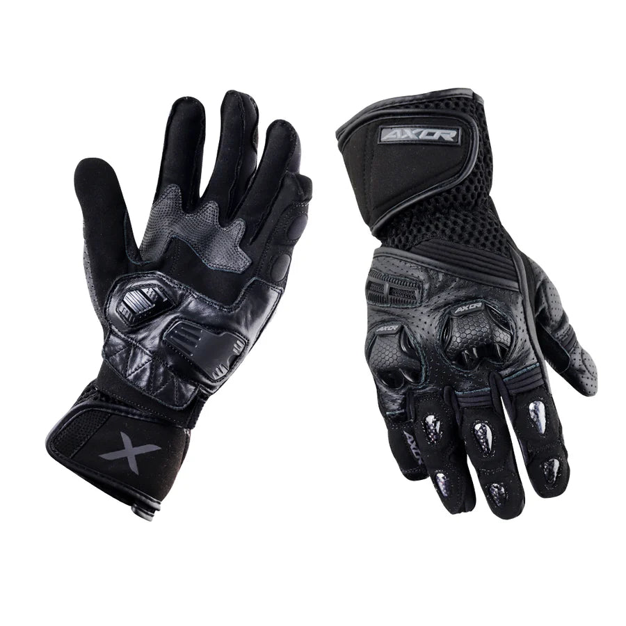 AXOR GATOR RIDING GLOVES BLACK