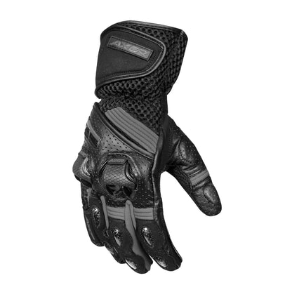 AXOR GATOR RIDING GLOVES BLACK GREY