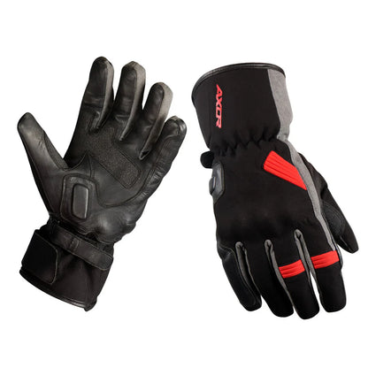 AXOR SELA WATERPROOF RIDING GLOVES BLACK GREY