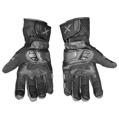 AXOR GATOR RIDING GLOVES BLACK GREY