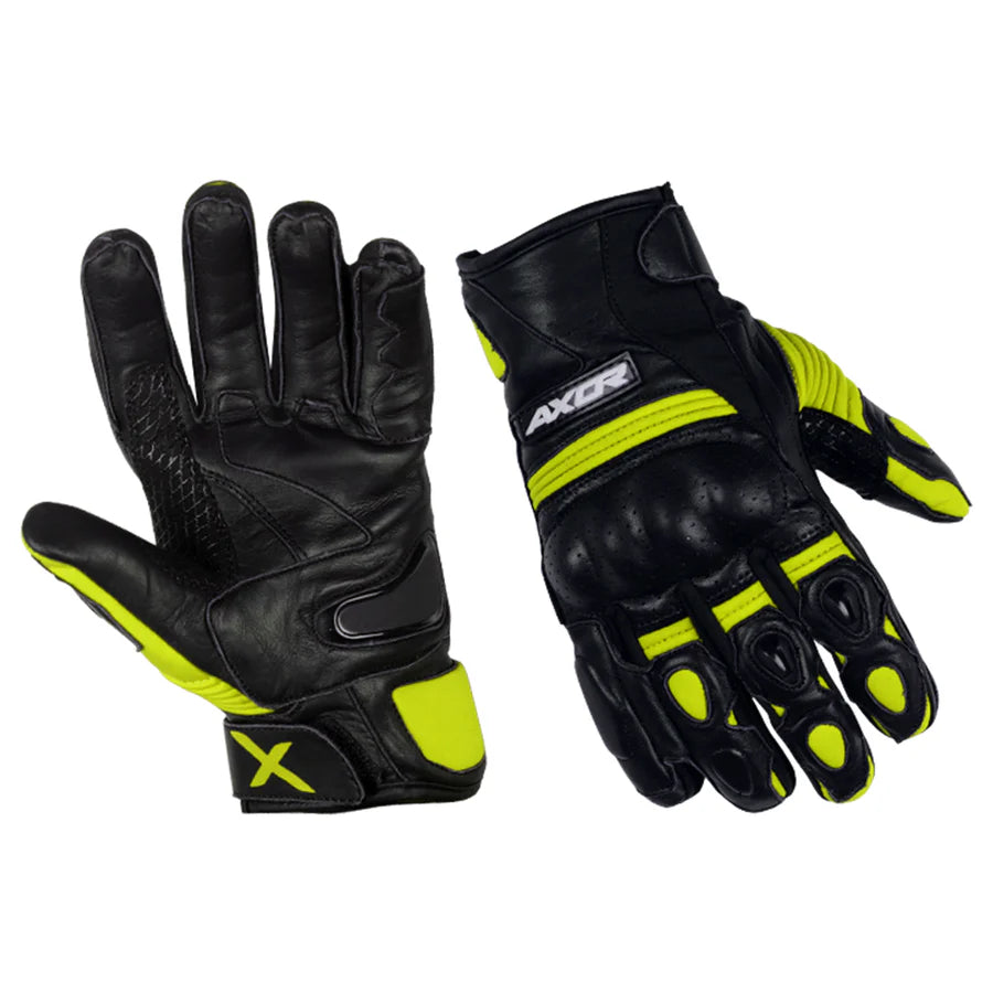 AXOR SPYDER RIDING GLOVES BLACK GREY
