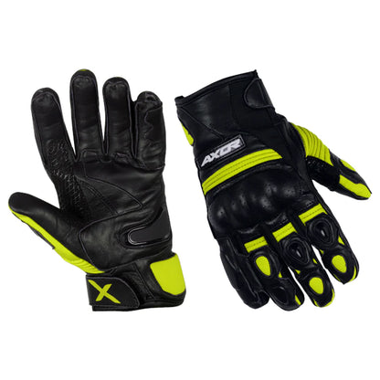 AXOR SPYDER RIDING GLOVES BLACK GREY