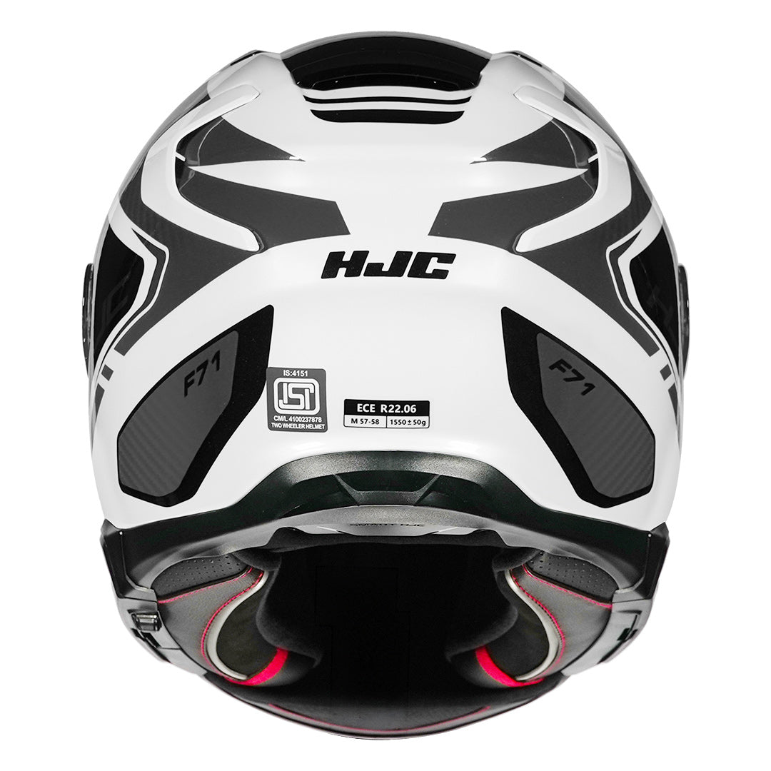 HJC F71 (F7X) TOZZ HELMET -WHITE/GREY