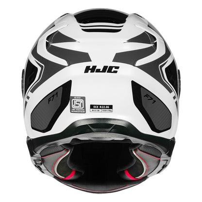 HJC F71 (F7X) TOZZ HELMET -WHITE/GREY