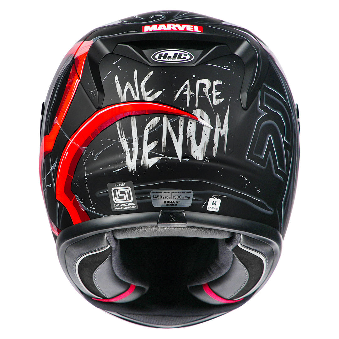 HJC RPHA 12 VENOM 3 HELMET MARVEL HELMET