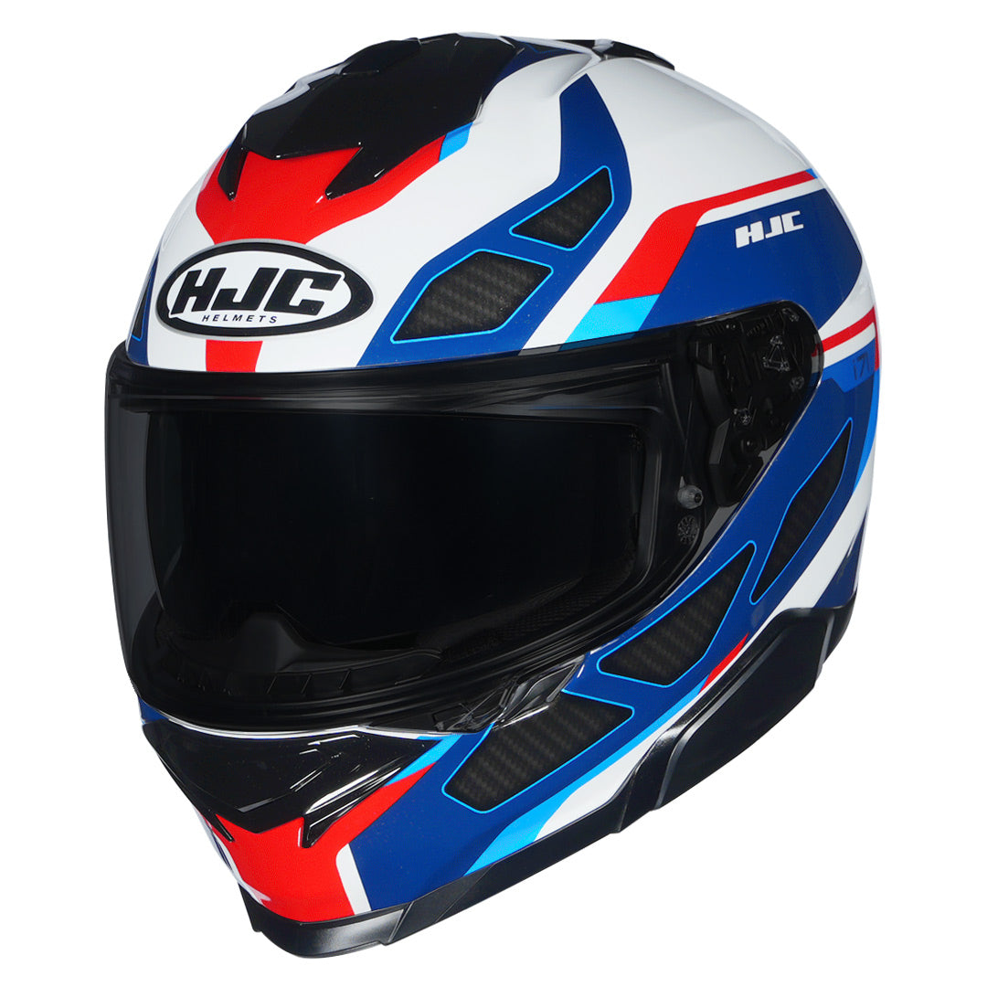 HJC I71 ZEST HELMET -WHITE/RED/BLUE