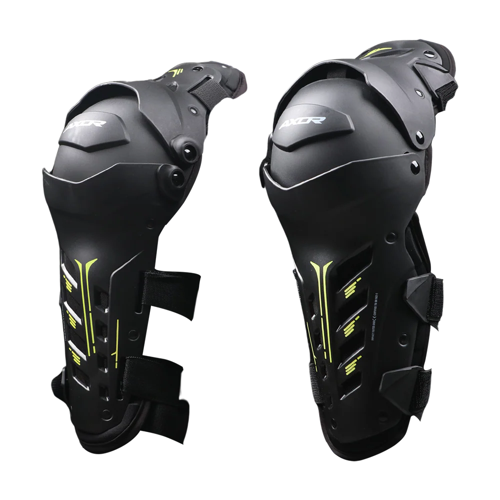 AXOR IMPACT-X KNEE GUARD – BLACK / NEON YELLOW