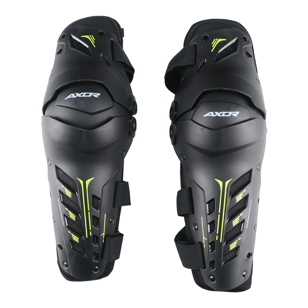 AXOR IMPACT-X KNEE GUARD – BLACK / NEON YELLOW
