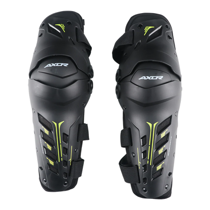 AXOR IMPACT-X KNEE GUARD – BLACK / NEON YELLOW