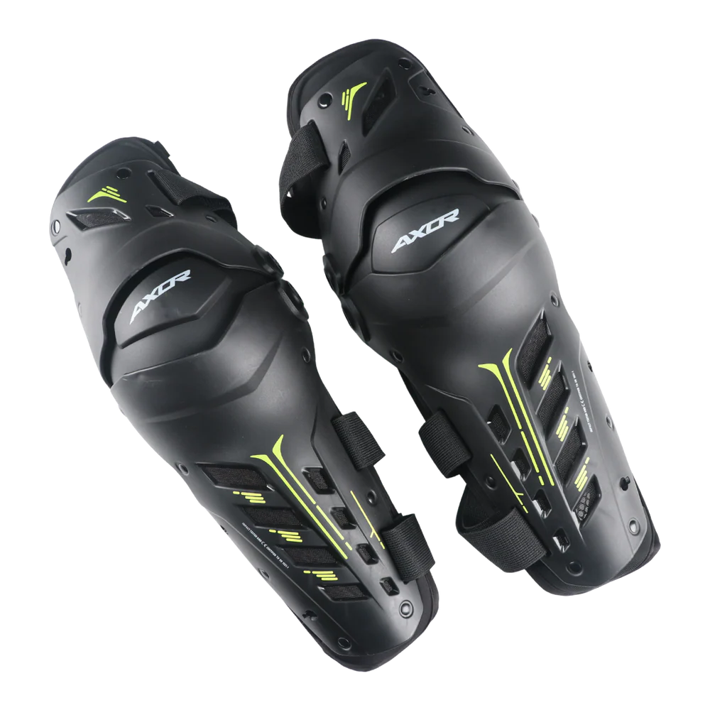 AXOR IMPACT-X KNEE GUARD – BLACK / NEON YELLOW