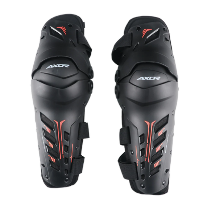 AXOR IMPACT-X KNEE GUARD – BLACK / RED