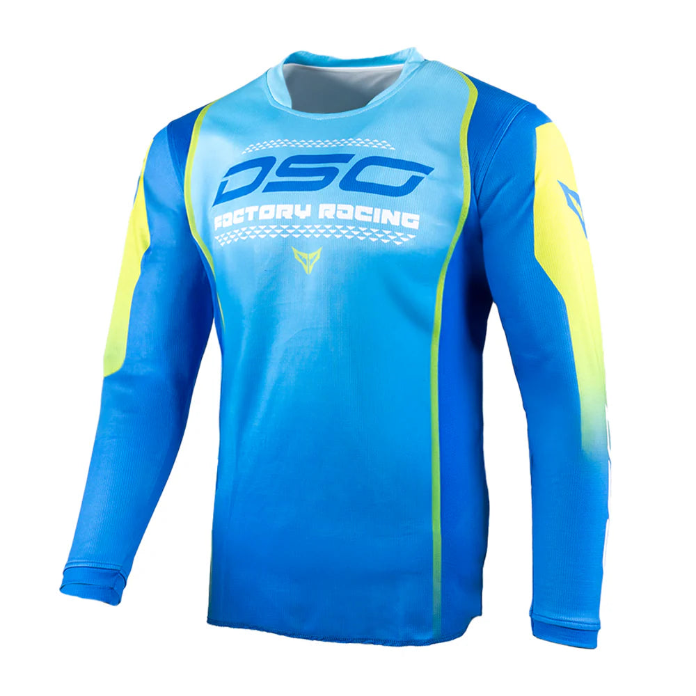 DSG FACTORY RACING JERSEY: AQUA BLUE