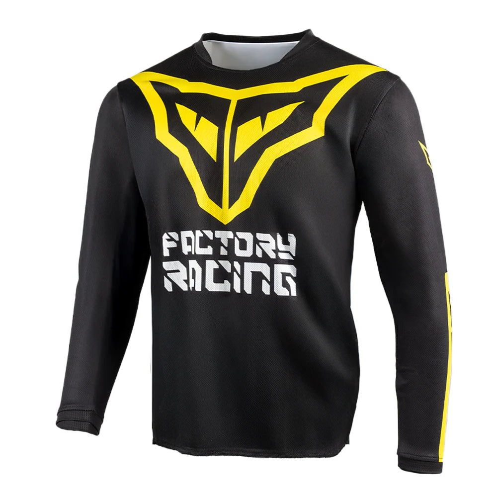 DSG ALPHA RACING JERSEY: BLACK YELLOW
