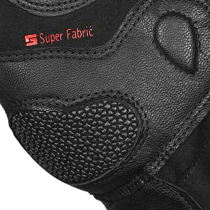 KORDA HYBRID GLOVES WITH D3O BLACK RED