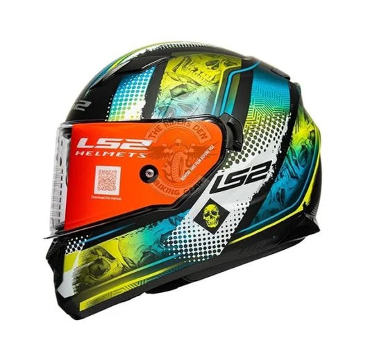 LS2 FF320 STREAM EVO MARA BLACK HI-VIS YELLOW