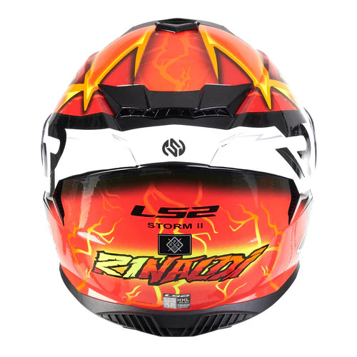 LS2 FF800 STORM II RINALDI REPLICA ORANGE