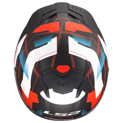 LS2 FF320 STREAM II VINTAGE MIKA WHITE BLUE RED