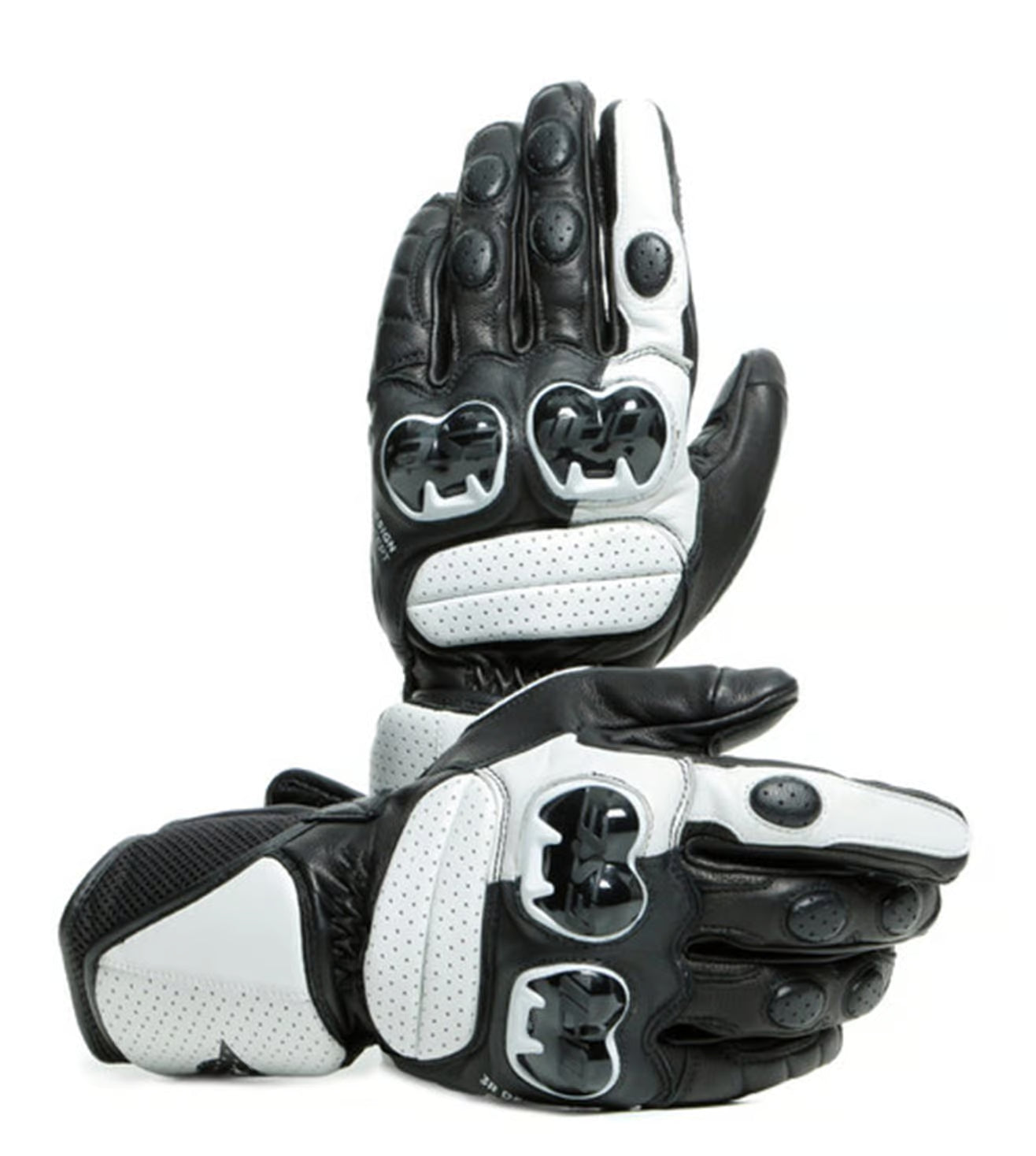 DAINESE IMPETO BIKER GLOVES - BLACK/WHITE