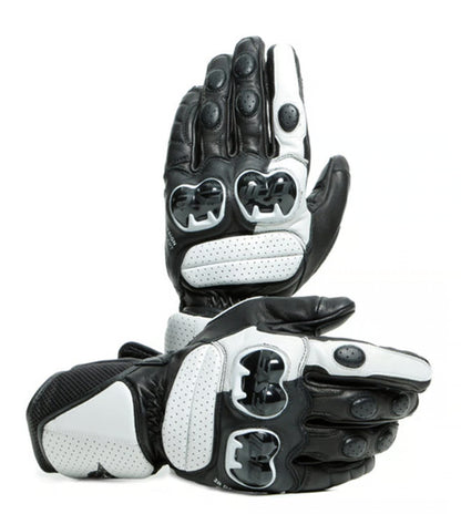 DAINESE IMPETO BIKER GLOVES - BLACK/WHITE