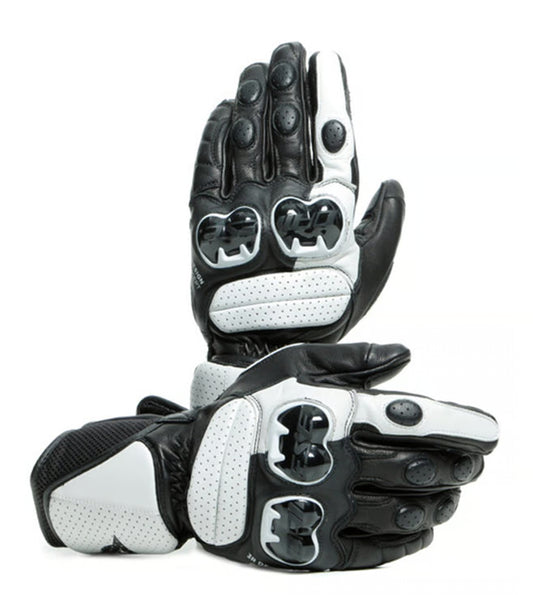 DAINESE IMPETO BIKER GLOVES - BLACK/WHITE