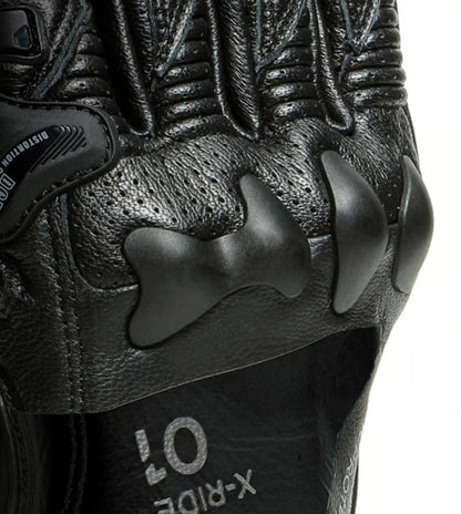 DAINESE X-RIDE BLACK GLOVES - BLACK/BLACK