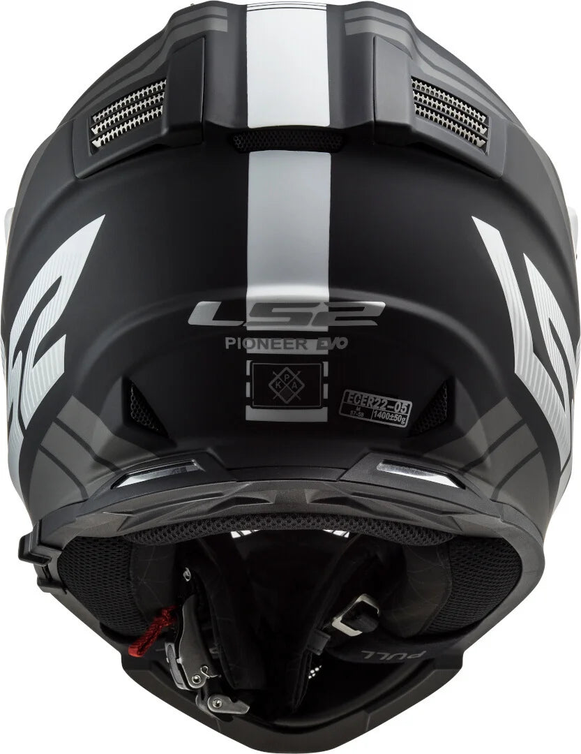 LS2 MX436 PIONEER EVO EVOLVE MATT WHITE BLACK