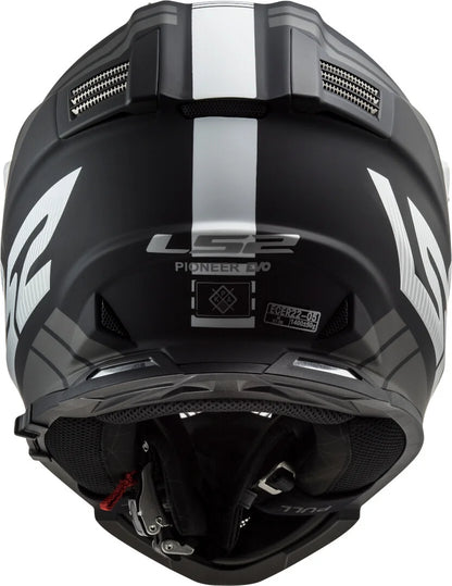 LS2 MX436 PIONEER EVO EVOLVE MATT WHITE BLACK
