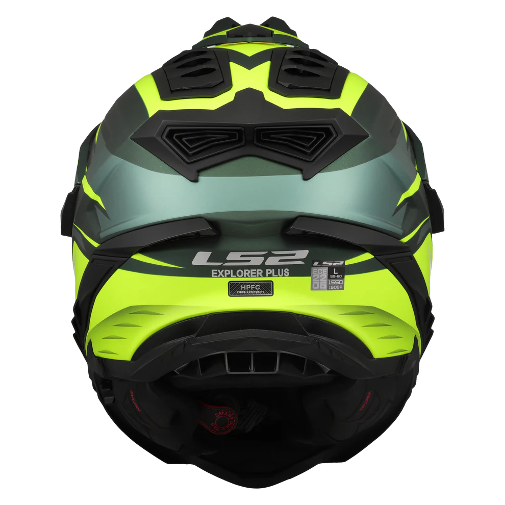 LS2 MX701 EXPLORER SPIRE GREEN H-VIS YELLOW