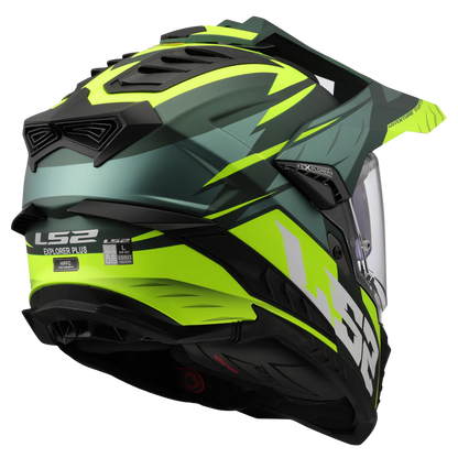 LS2 MX701 EXPLORER SPIRE GREEN H-VIS YELLOW
