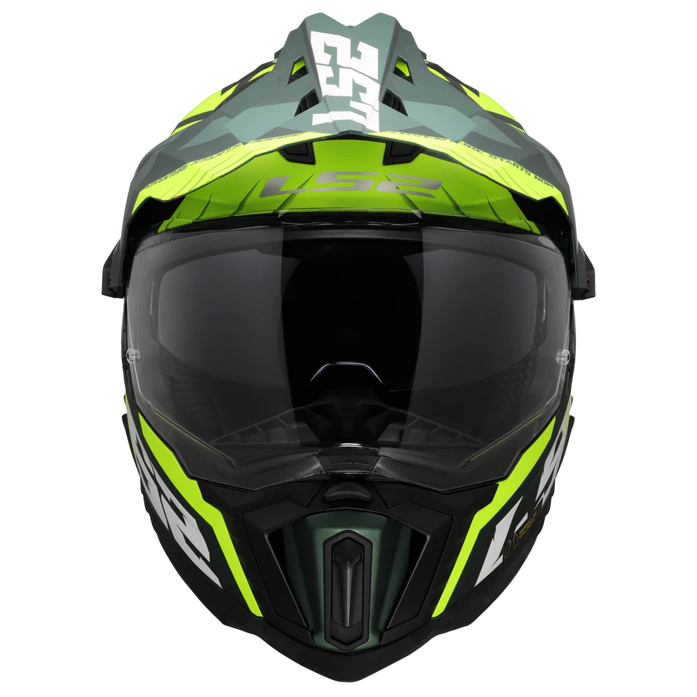 LS2 MX701 EXPLORER SPIRE GREEN H-VIS YELLOW
