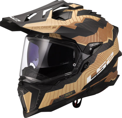LS2 MX701 CARBON EXPLORER TRICK SAND