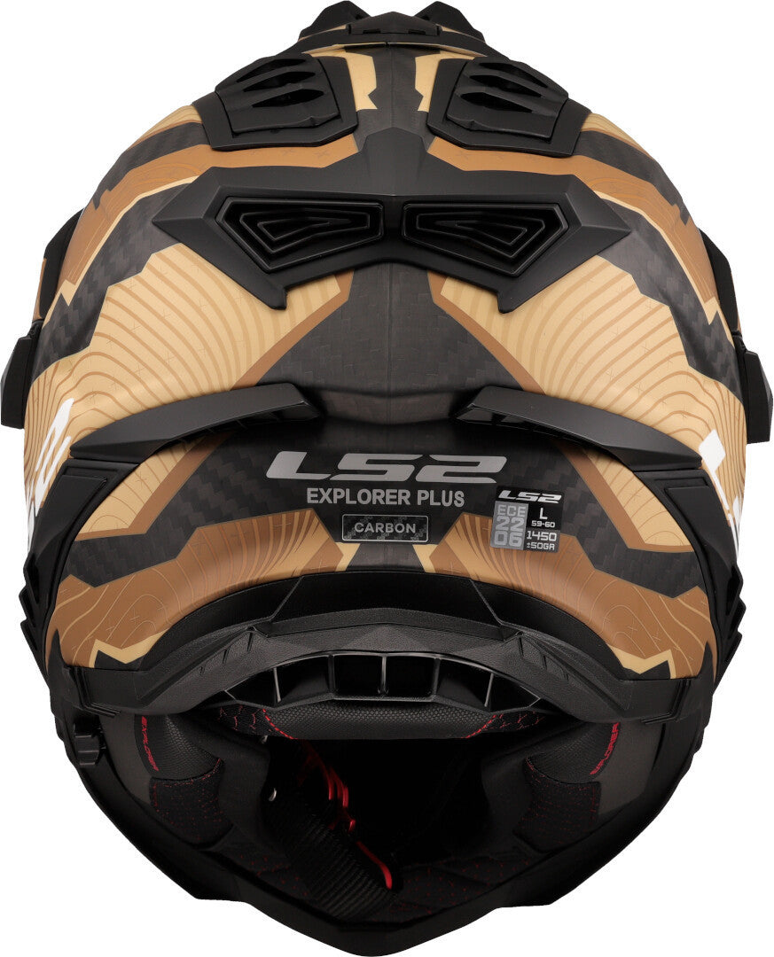 LS2 MX701 CARBON EXPLORER TRICK SAND
