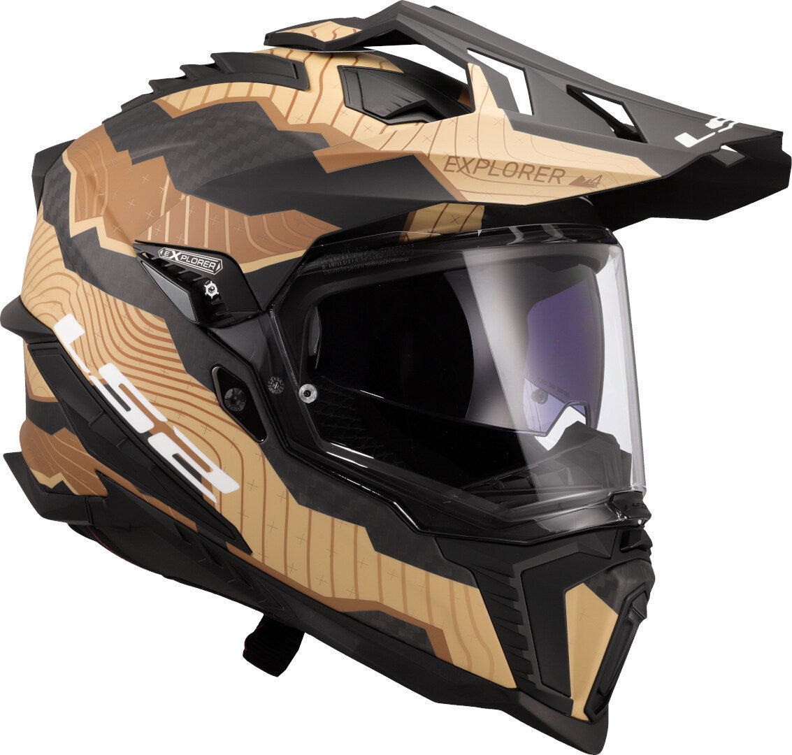 LS2 MX701 CARBON EXPLORER TRICK SAND