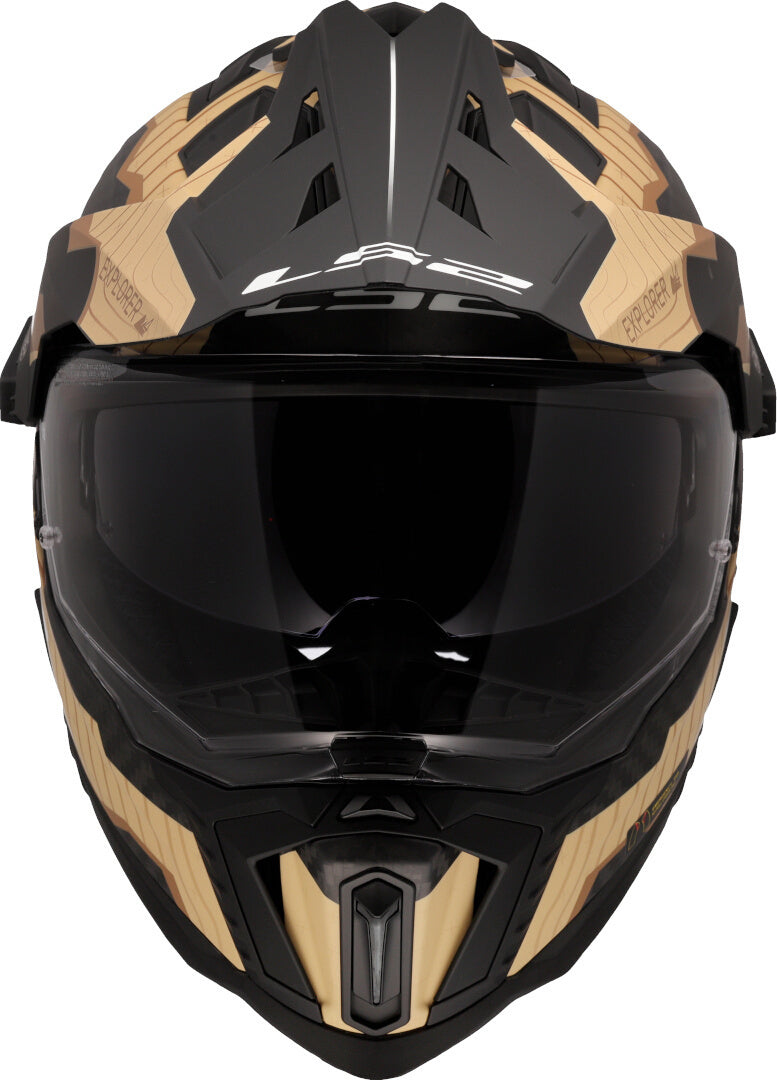 LS2 MX701 CARBON EXPLORER TRICK SAND