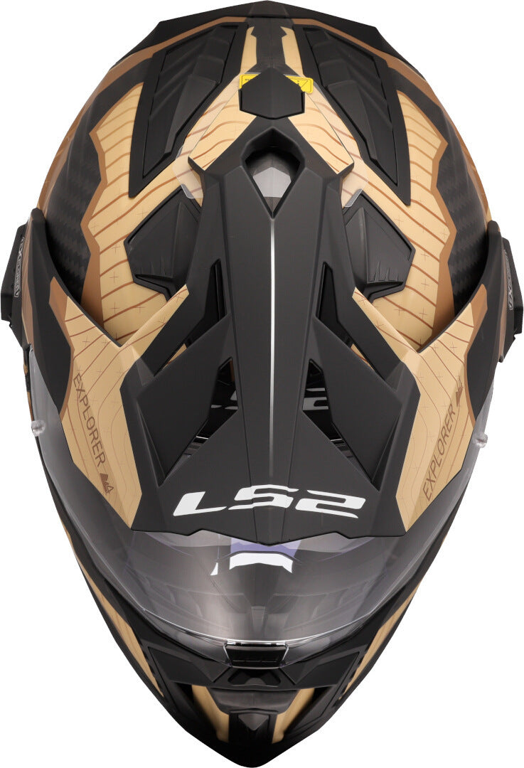 LS2 MX701 CARBON EXPLORER TRICK SAND