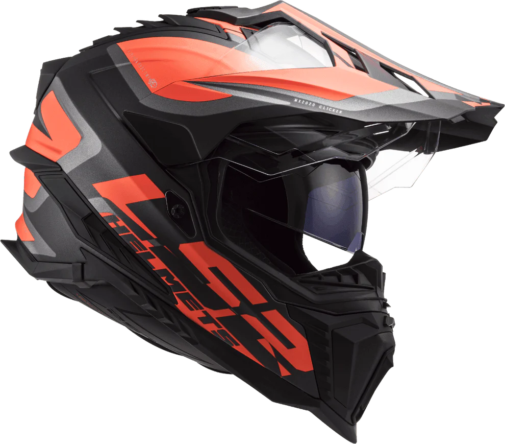 MX701 EXPLORER ALTER MATT BLACK FL.ORANGE